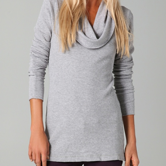 splendid cowl neck thermal